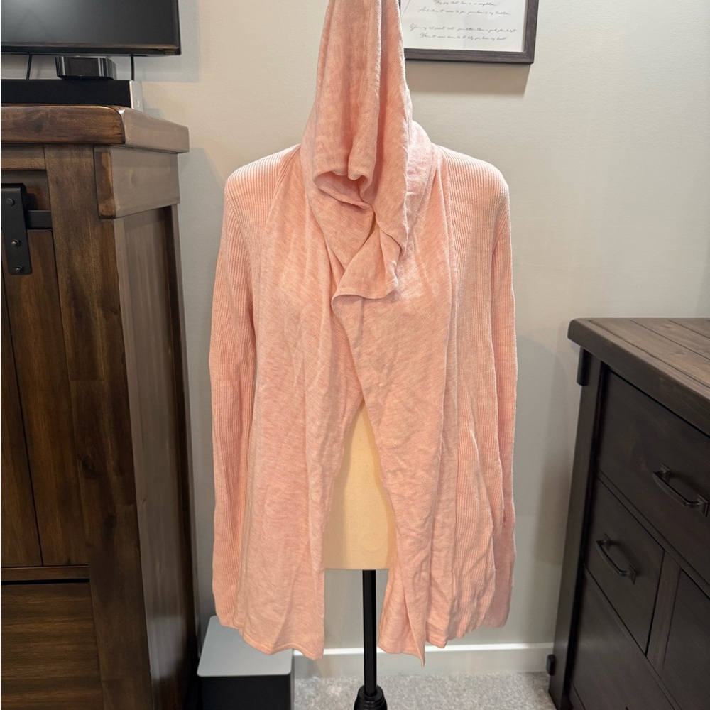 lululemon athletica Soft Pink Drape Cardigan
